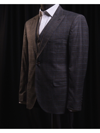 10 Terno Príncipe de Gales Brown and Blue