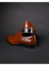 06 Sapato Sapato Oxford Derby Caramelo