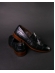 01 Sapato Mocassim Loafer Croco Preto