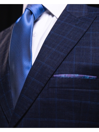 03 Costume Executive Line Azul Navy Quadrile