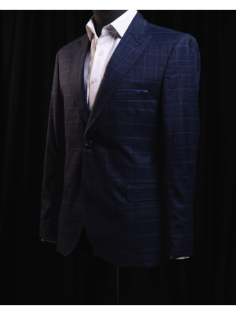 03 Costume Executive Line Azul Navy Quadrile