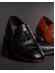 01 Sapato Mocassim Loafer Croco Preto