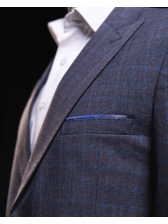 05 Costume Executive Day Quadrile Gray and Blue
