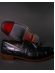 01 Sapato Mocassim Loafer Croco Preto
