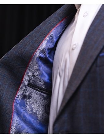 05 Costume Executive Day Quadrile Gray and Blue