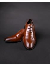 06 Sapato Sapato Oxford Derby Caramelo